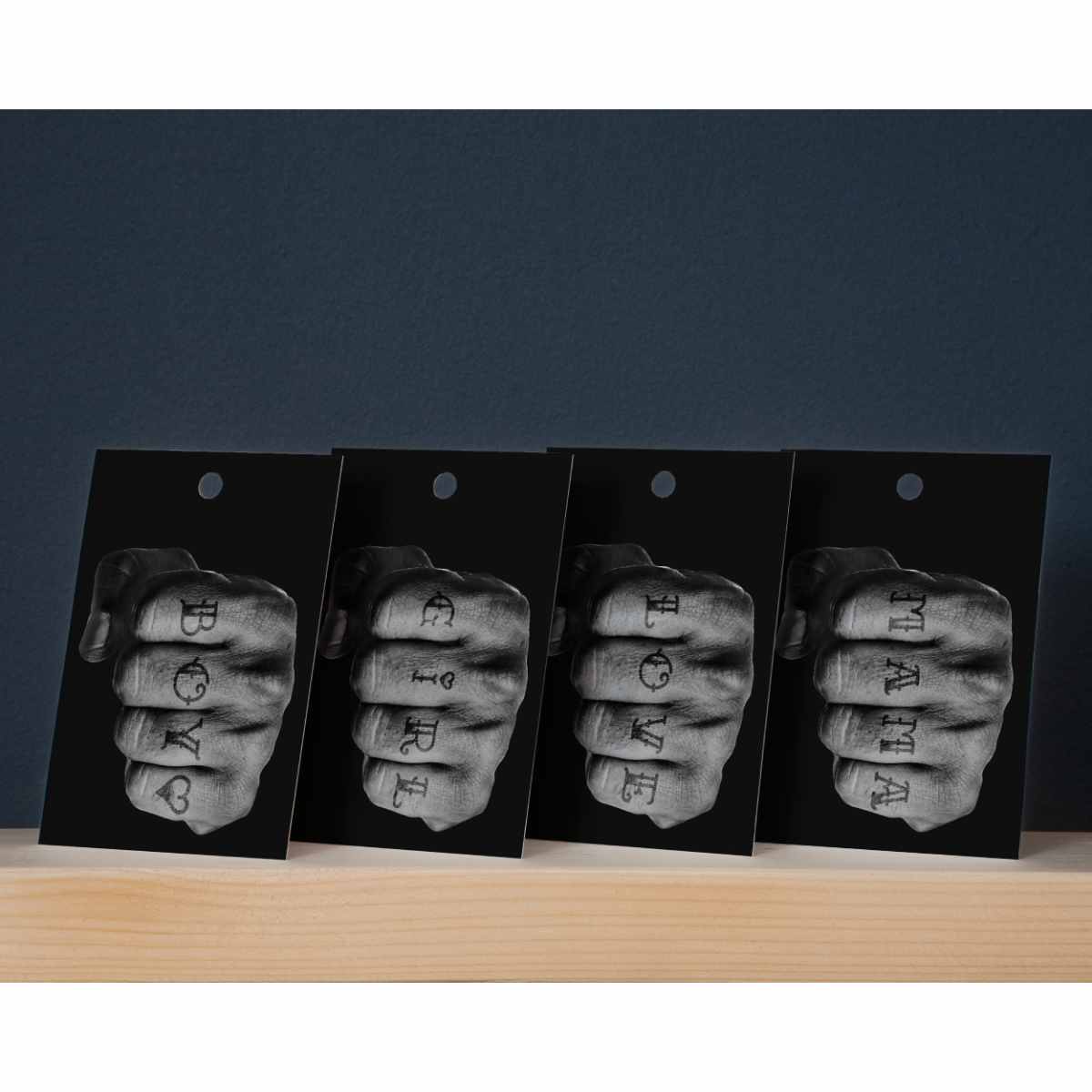 4 x 25 Blumenkarten in einer preisgünstigen Grossverpackung - Maison Fidele